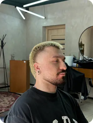 Stylowa fryzura męska SHO BarberShop Poznań